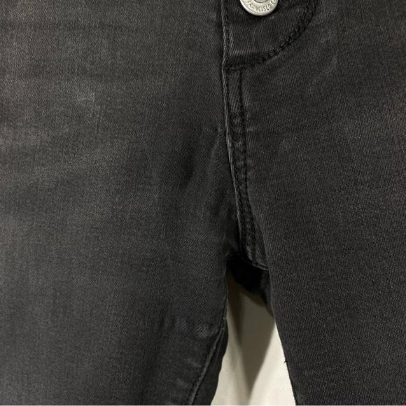 Old Navy Girl’s Rockstar Super Skinny Distressed Black Jeggings - Picture 3 of 7